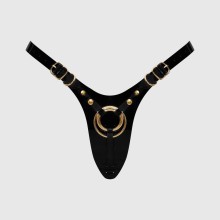 Пояс для страпона Strap-On-Me Leatherette Harness Fabulous, черный, 6017470